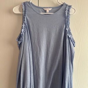 Light Blue Off the Shoulder